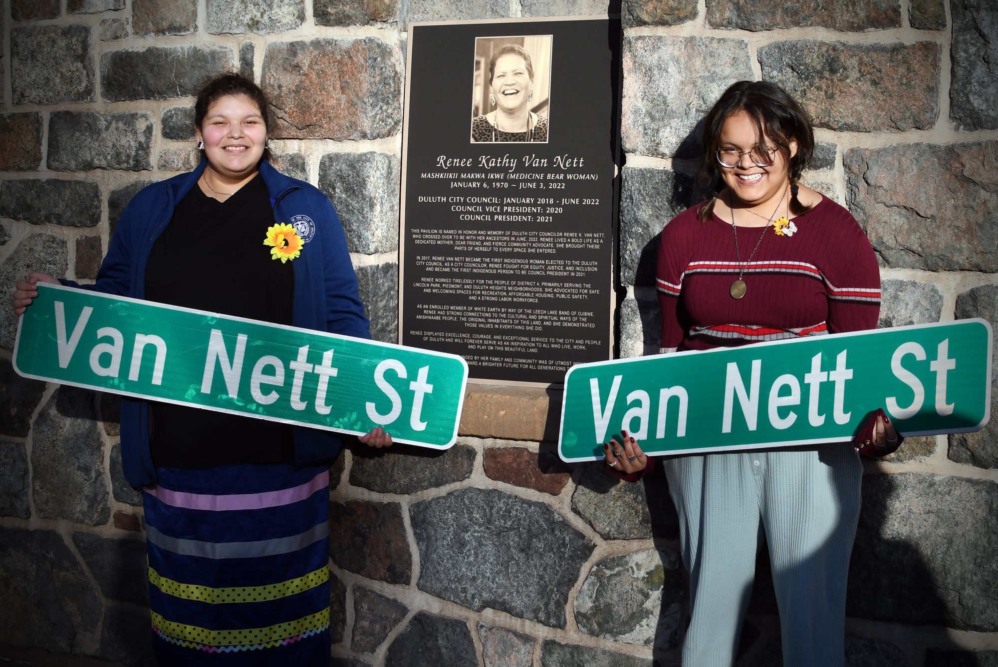 A lasting, strong and fitting tribute to Renee Van Nett