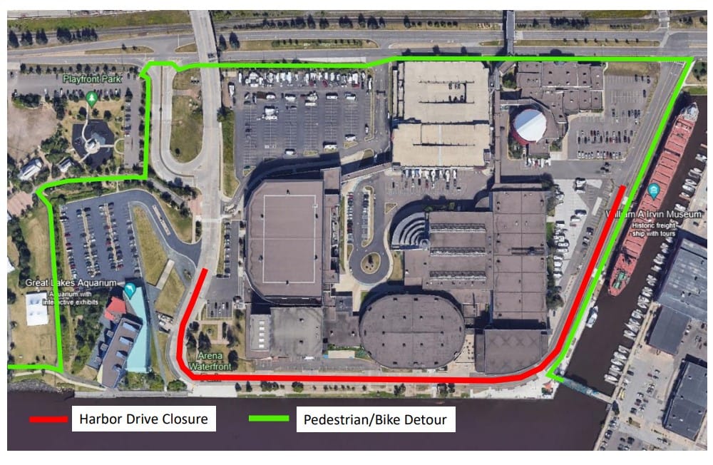 Temporary closure of Harbor Drive along the DECC waterfront begins Monday