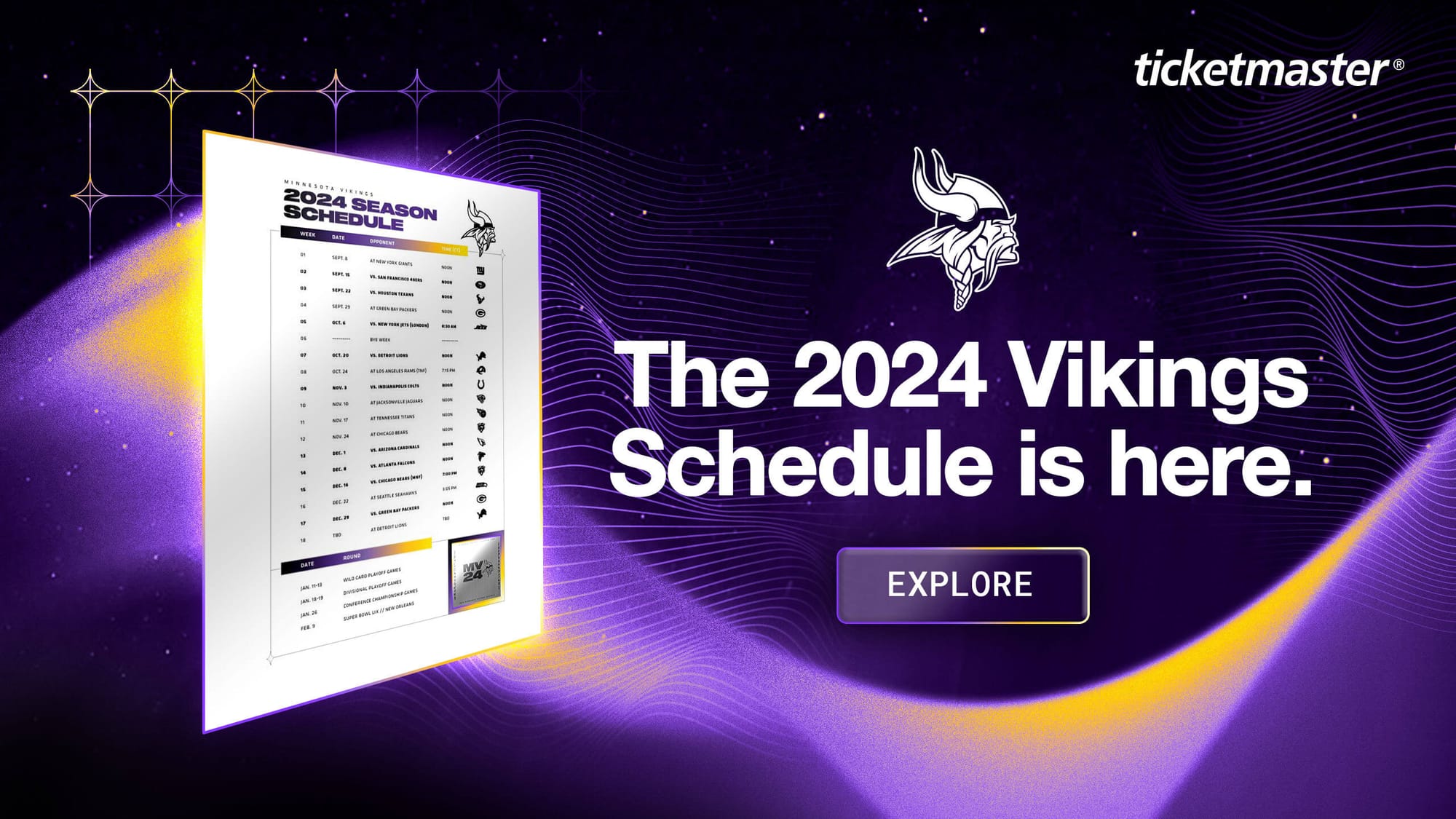2024 Vikings Schedule: Opening at Giants, early home games with 49ers, Texans