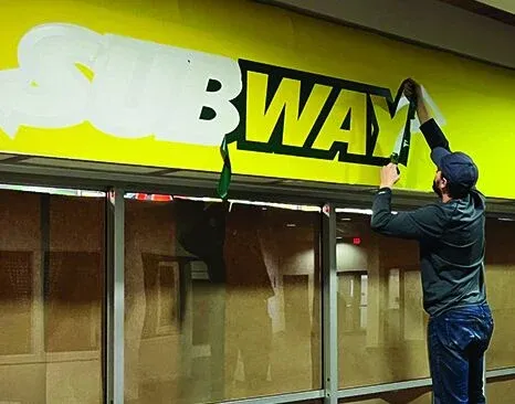 Subway closing in the Holiday Center