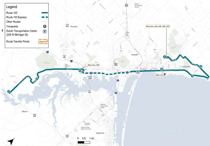 Duluth Transit Authority announces service changes
