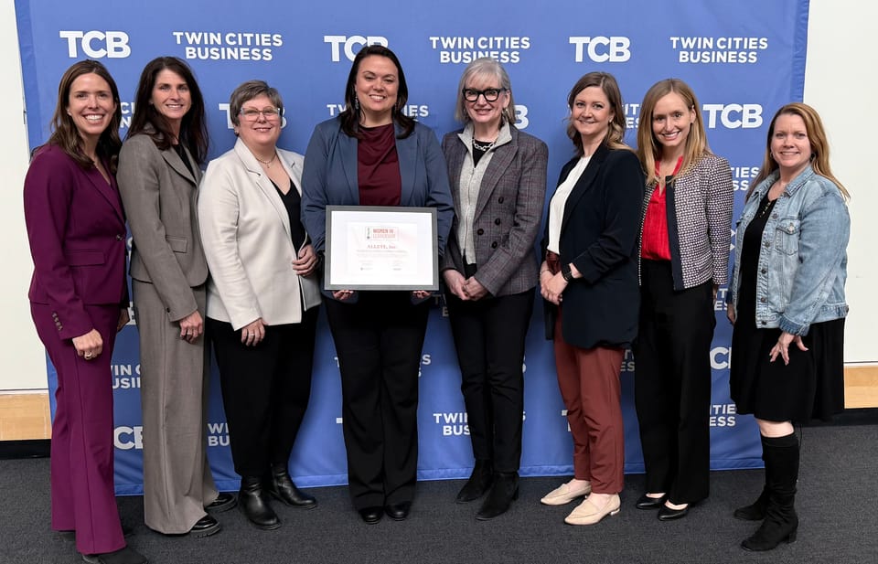 Allete recognized for commitment to women in leadership roles